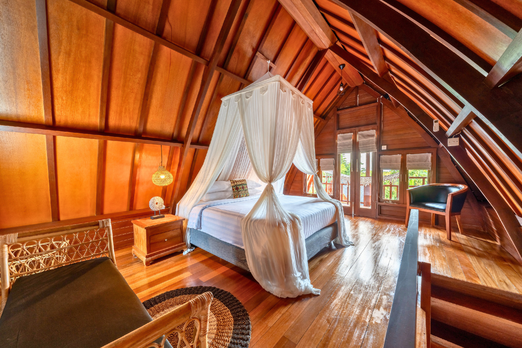 Lumbung, Traditional, Villa, King Bed, Two Story