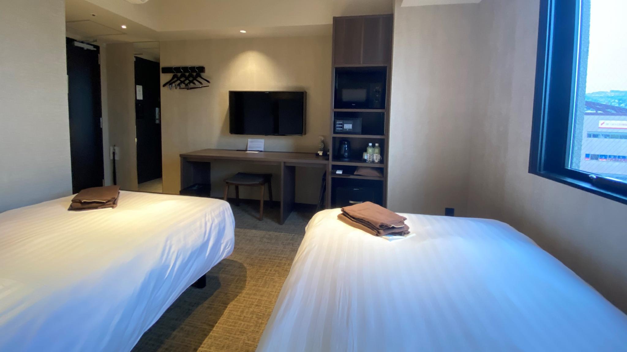 Compact, Twin Beds