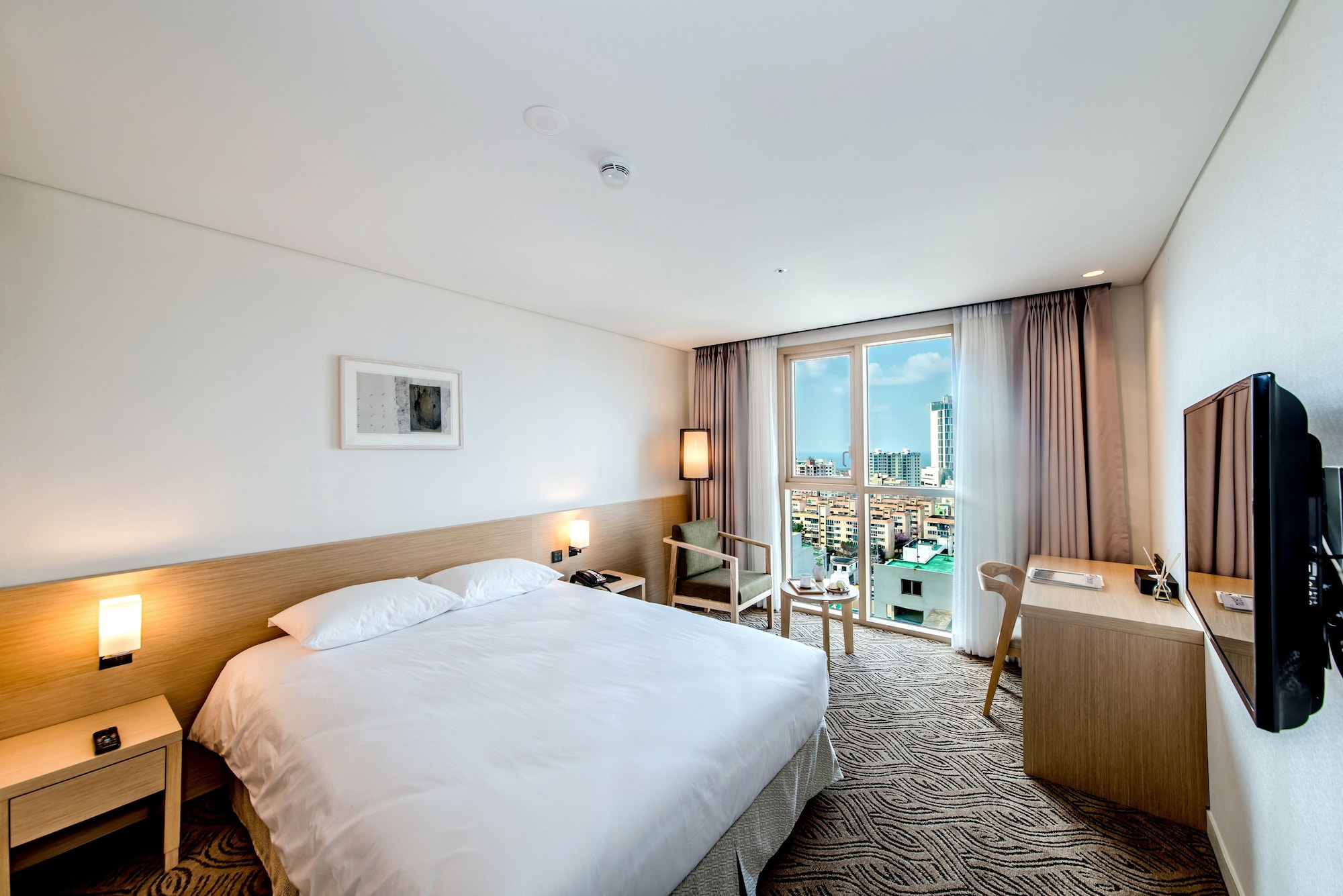غرفة سوبيريور مزدوجة، JEJU CENTRAL CITY HOTEL 4/8