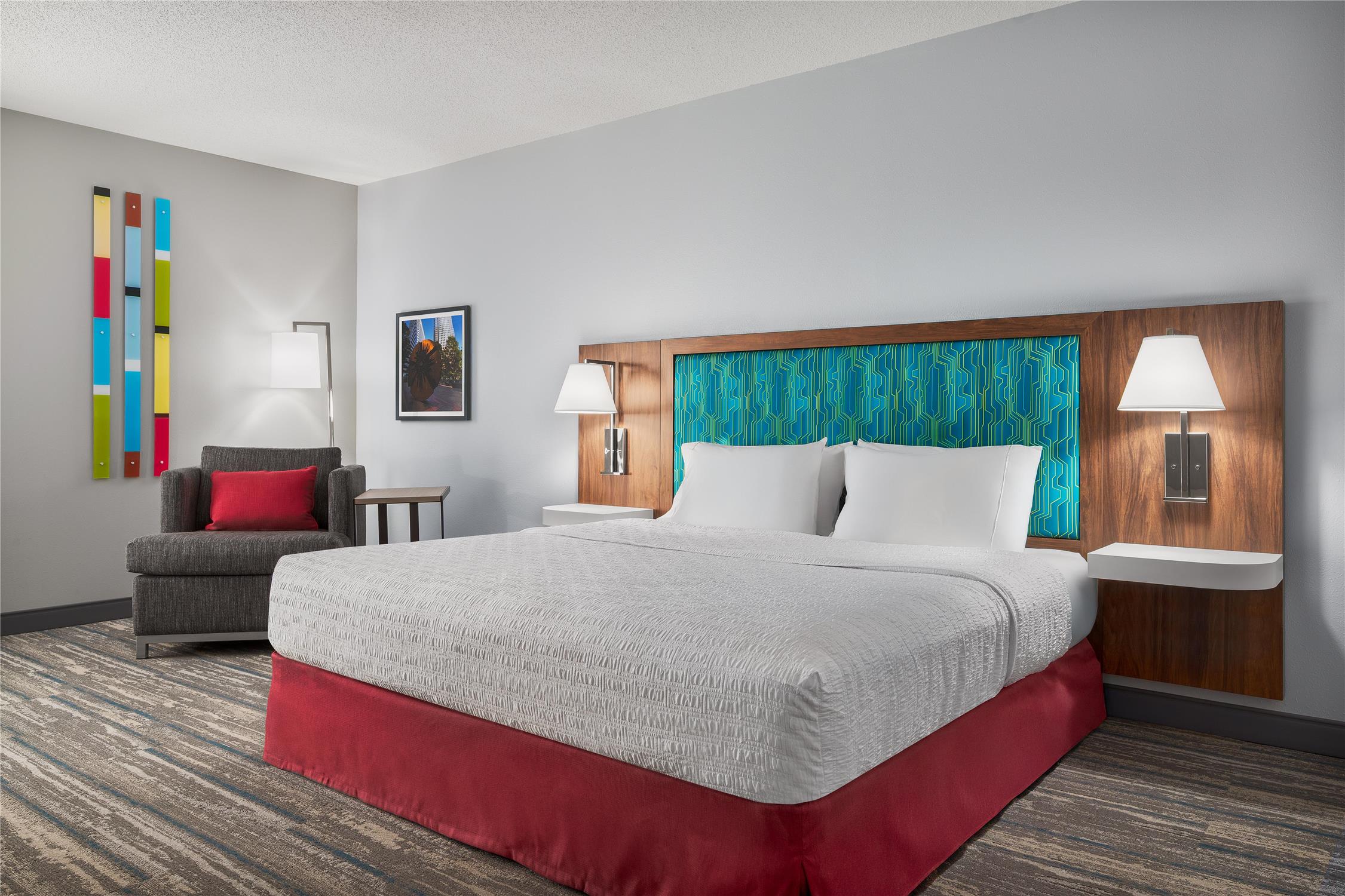 غرفة بسرير كينج، Hampton Inn & Suites Charlotte-Arrowood 3/7