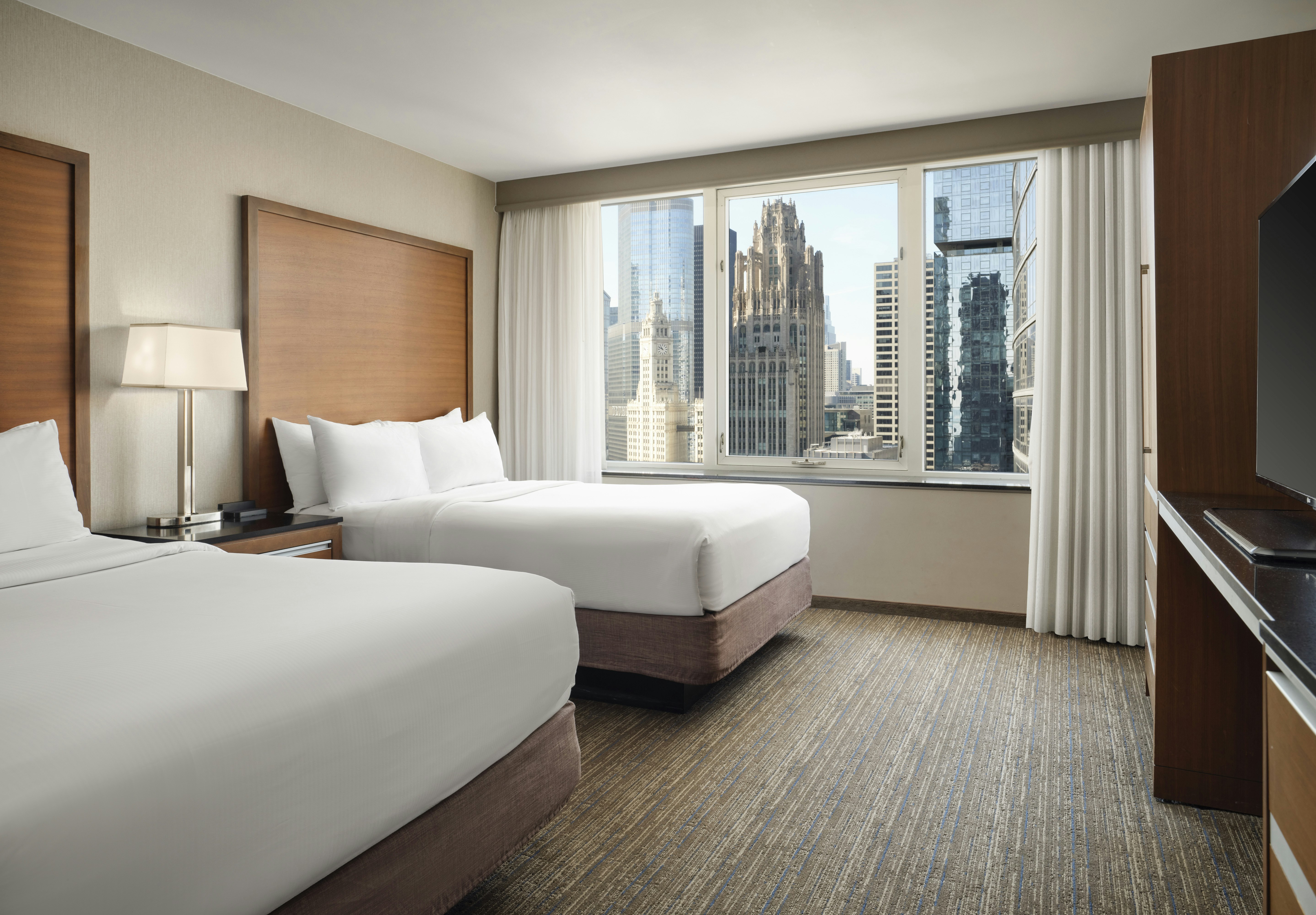 PREMIUM, SUITE, 2 DOUBLE BEDS, CITY VIEW