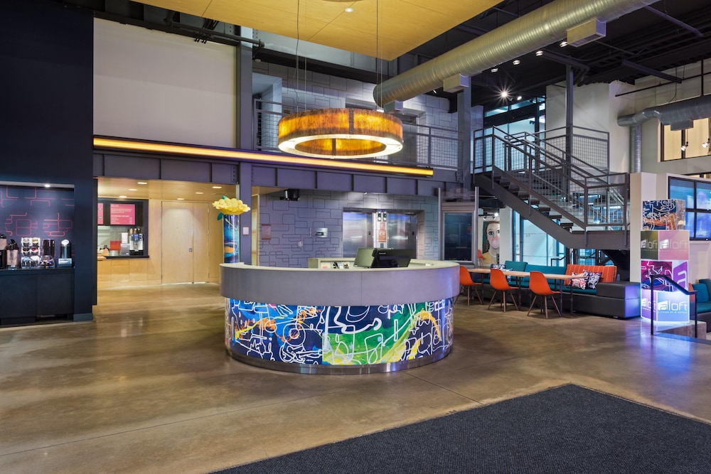 Lobby at Aloft Birmingham Soho Square, BIRMINGHAM - AL