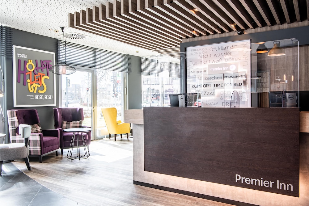 Lobby at Premier Inn Munchen Messe Hotel, HAAR