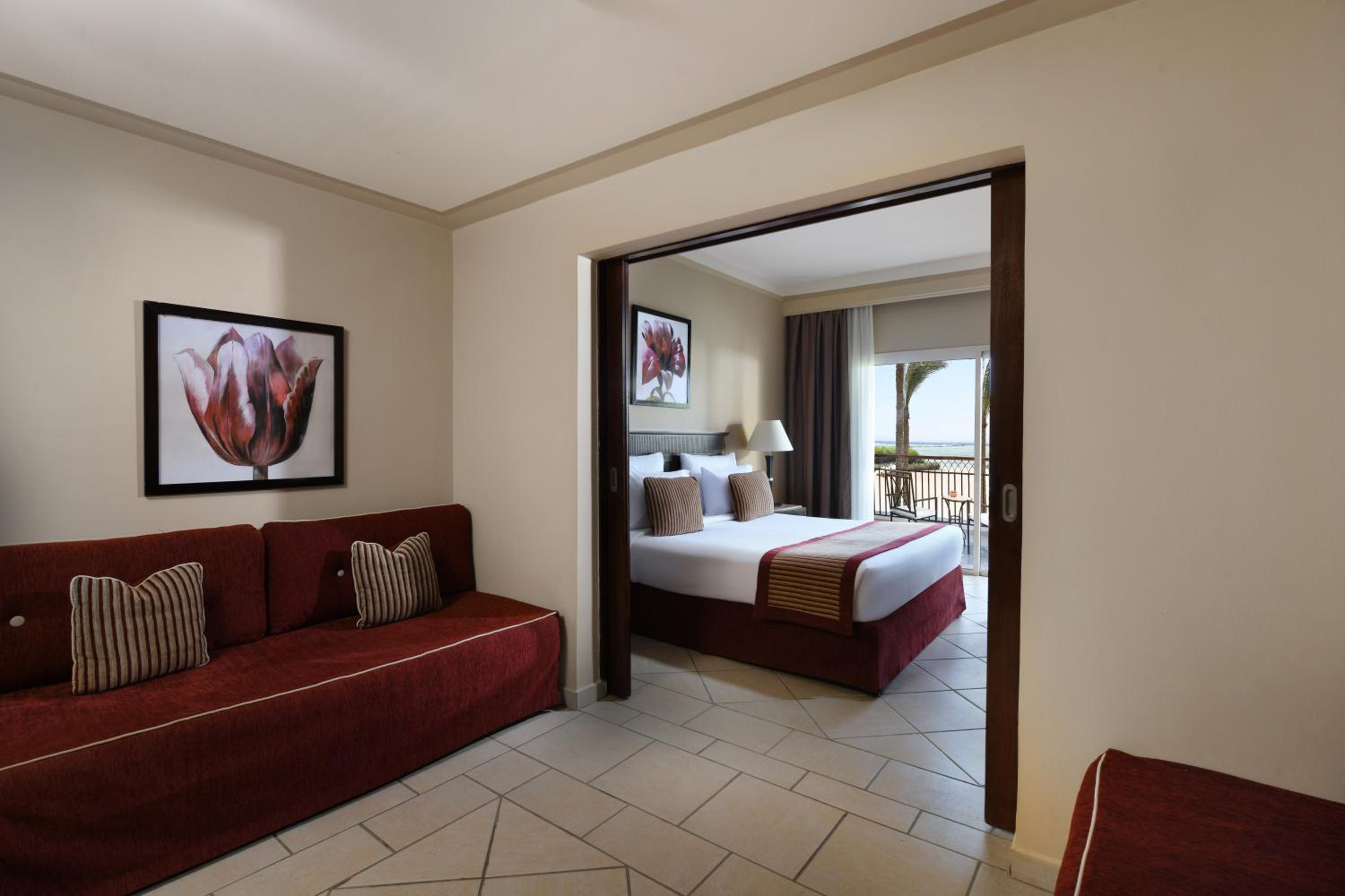 Jaz Mirabel Beach, Deluxe, Double or Twin Bed, Lateral Side Sea View
