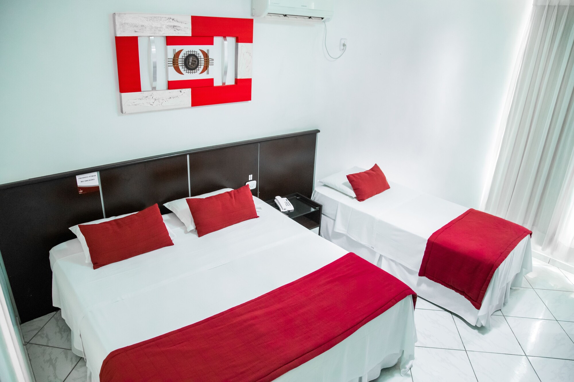 Room, 1 Double and 1 Single Bed, with Extra Bed