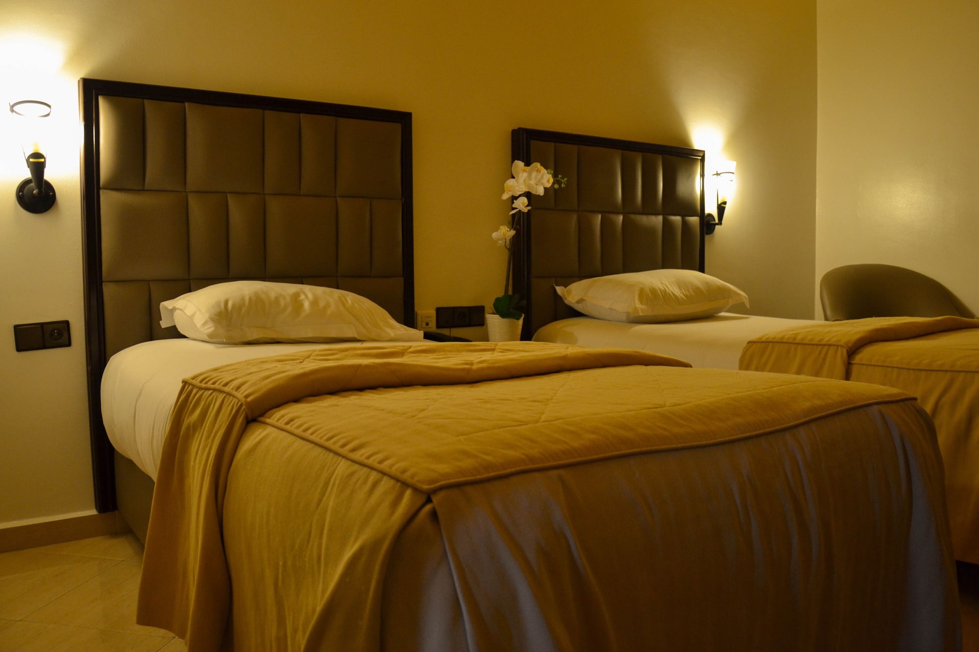 غرفة قياسية بسريرين منفصلين، Azur Hotel 2/5