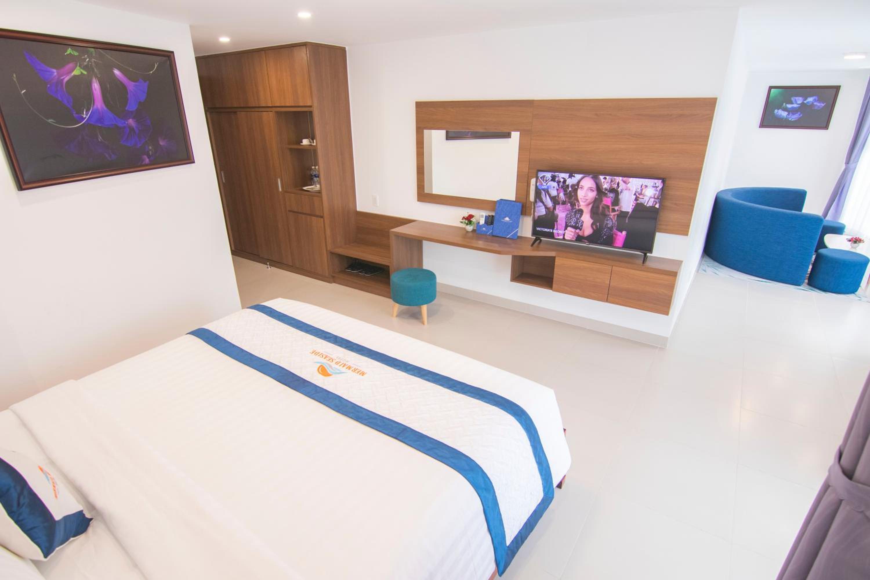 غرفة ديلوكس بسرير كينج بإطلالة على البحر