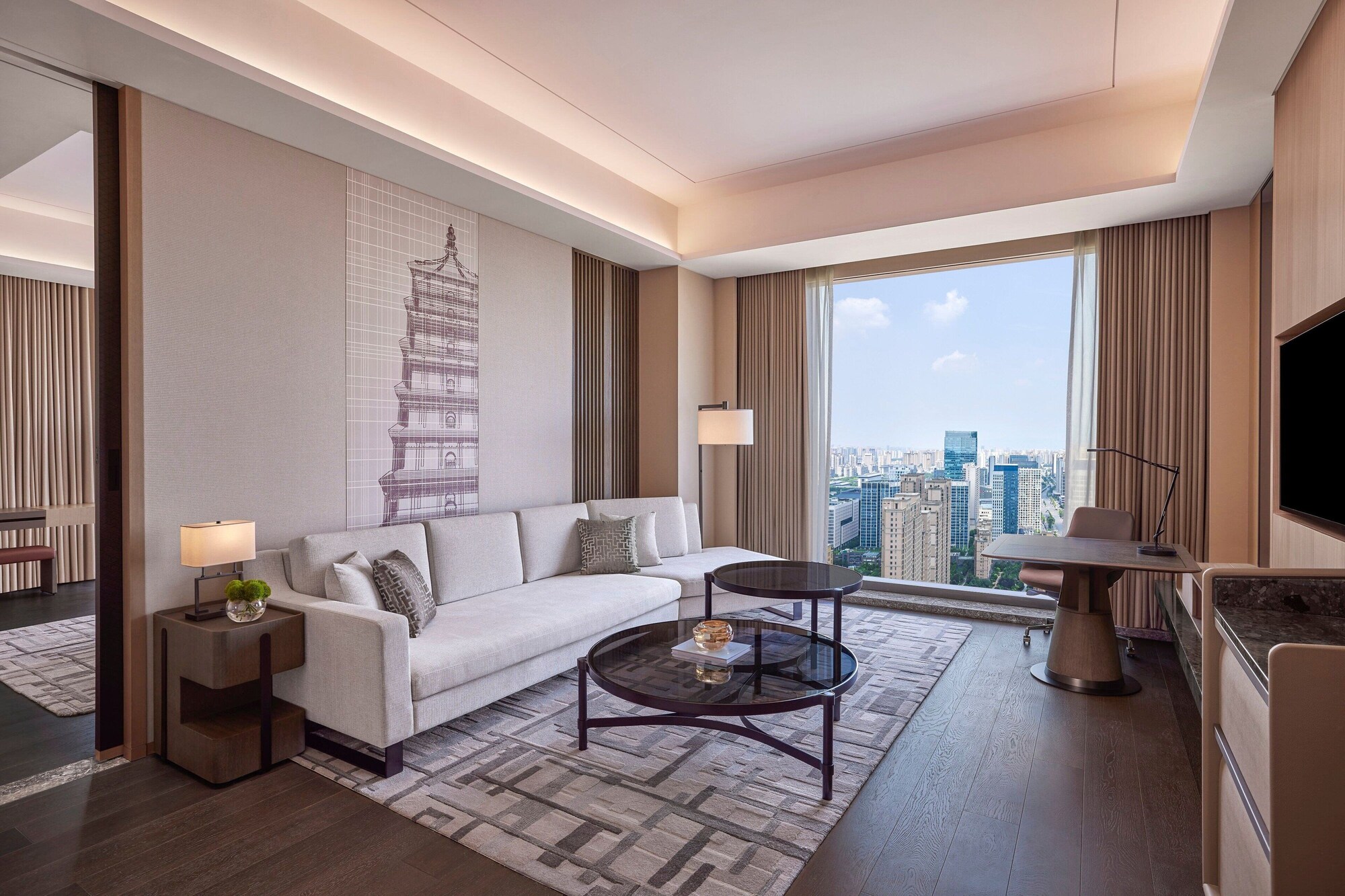 غرفة تنفيذية بسرير كينج، JW Marriott Hotel Xi'an 2/10
