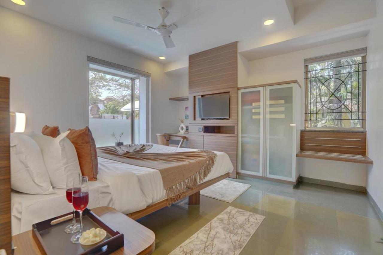 Room at Alaya Stays Adarsh Villa Elegant 3 BHK Villa With Pvt Pool & Balcony, LONAVALA