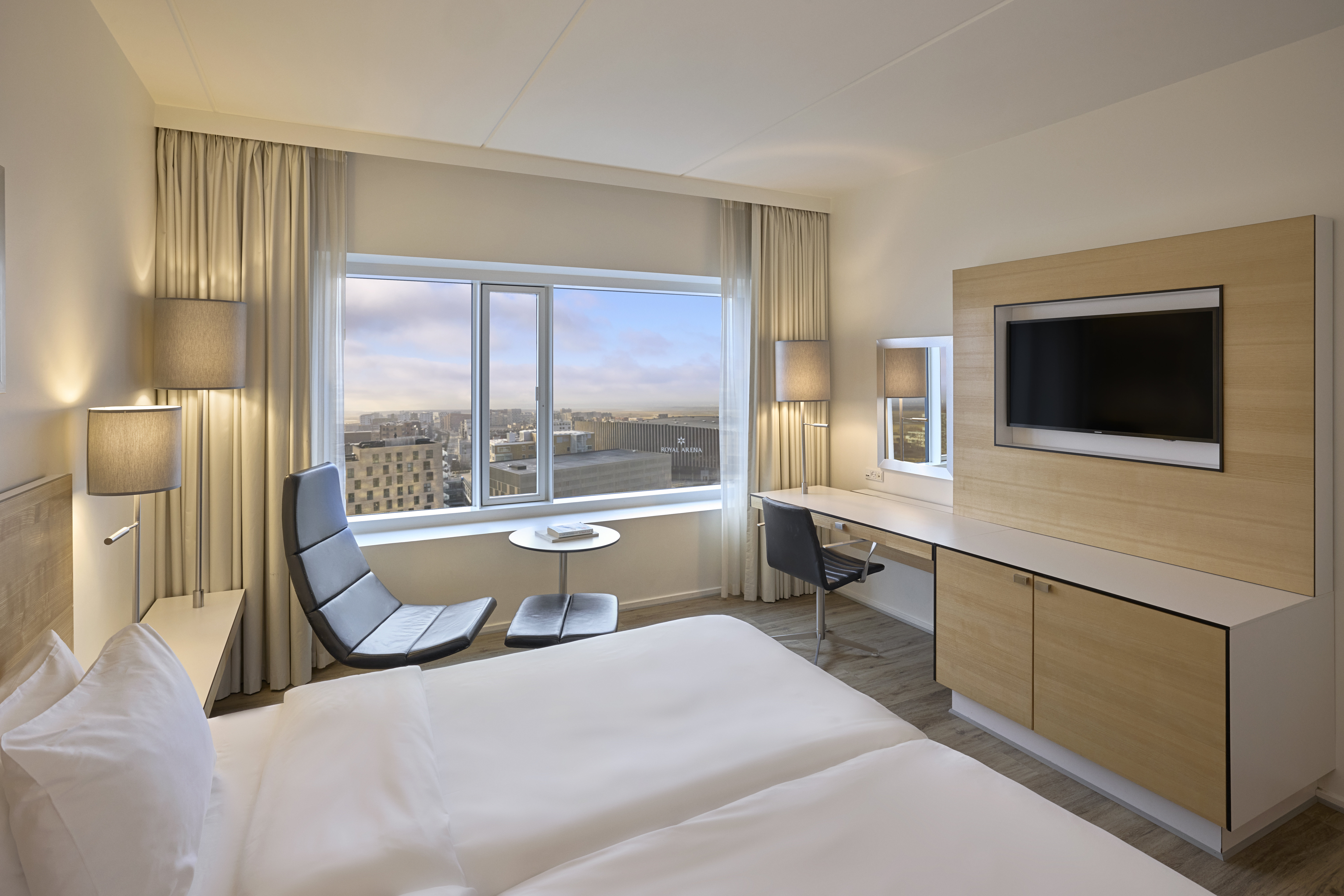 Standard, Twin Beds, City View, High Floor, CROWNE PLAZA COPENHAGEN TOWERS 2/4