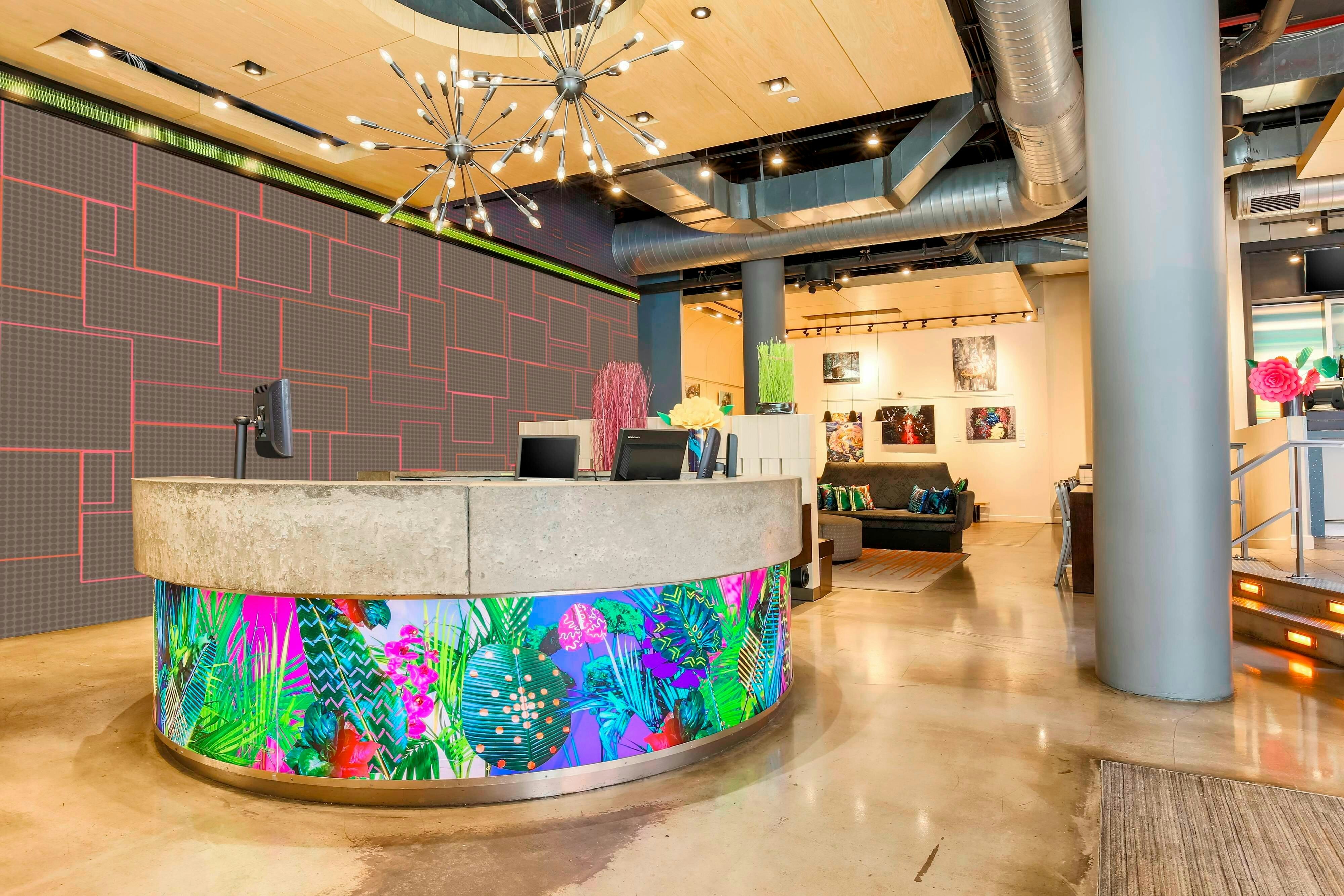 Lobby at Aloft Harlem Hotel, NEW YORK - NY