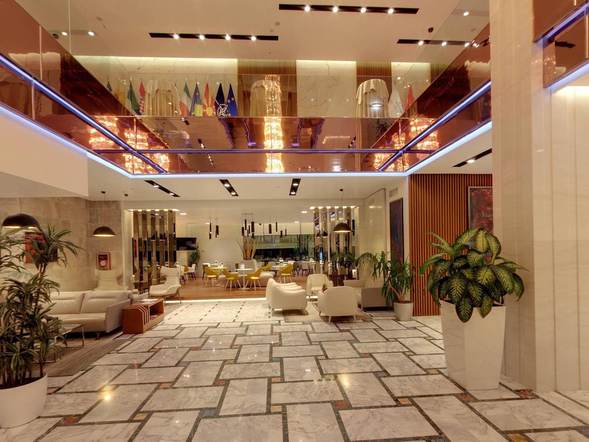 Lobby at Tirana International Hotel and Conference Centre, TIRANA