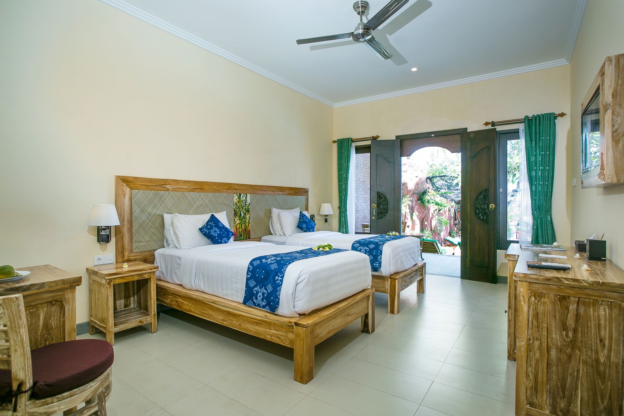 غرفة ديلوكس بإطلالة على الحديقة بغرفة نوم واحدة، Ashyana Candidasa Ex Fajar Candidasa Beach Bungalow 2/6