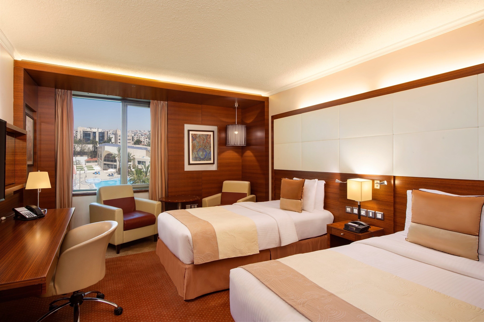 غرفة قياسية بسريرين منفصلين لذوي الإعاقة، Crowne Plaza Hotel Amman 3/8