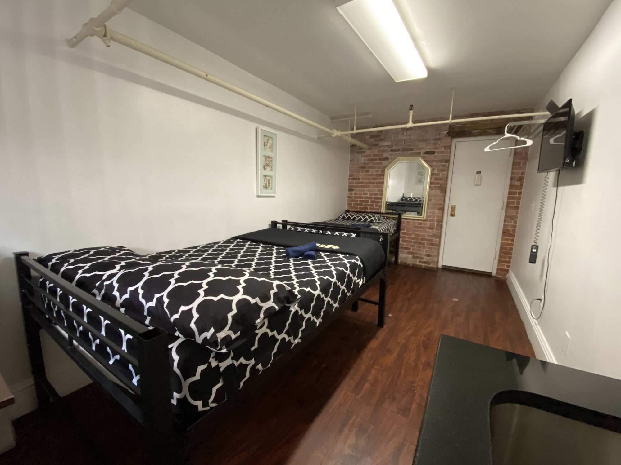 Private, 1 Double and 1 Single Bed, Shared Bathroom