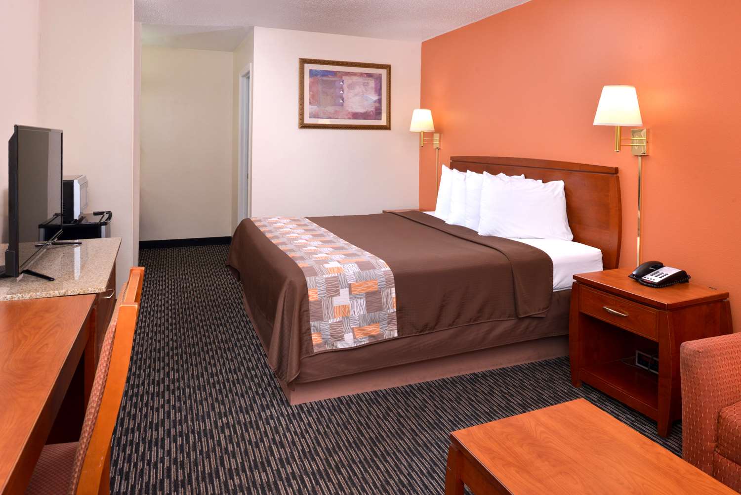 Comfortable, Guest Room, King Bed
