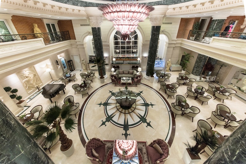 Lobby at Xheko Imperial, TIRANA