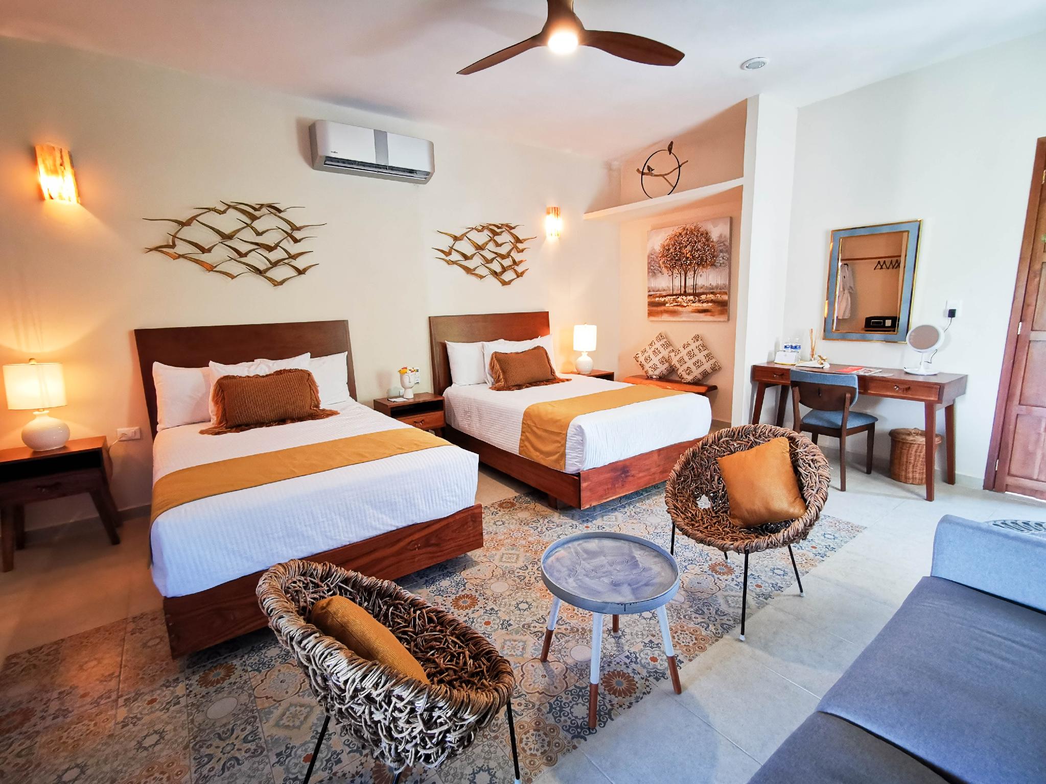 Master, Suite, 2 Double Beds, Kitchenette