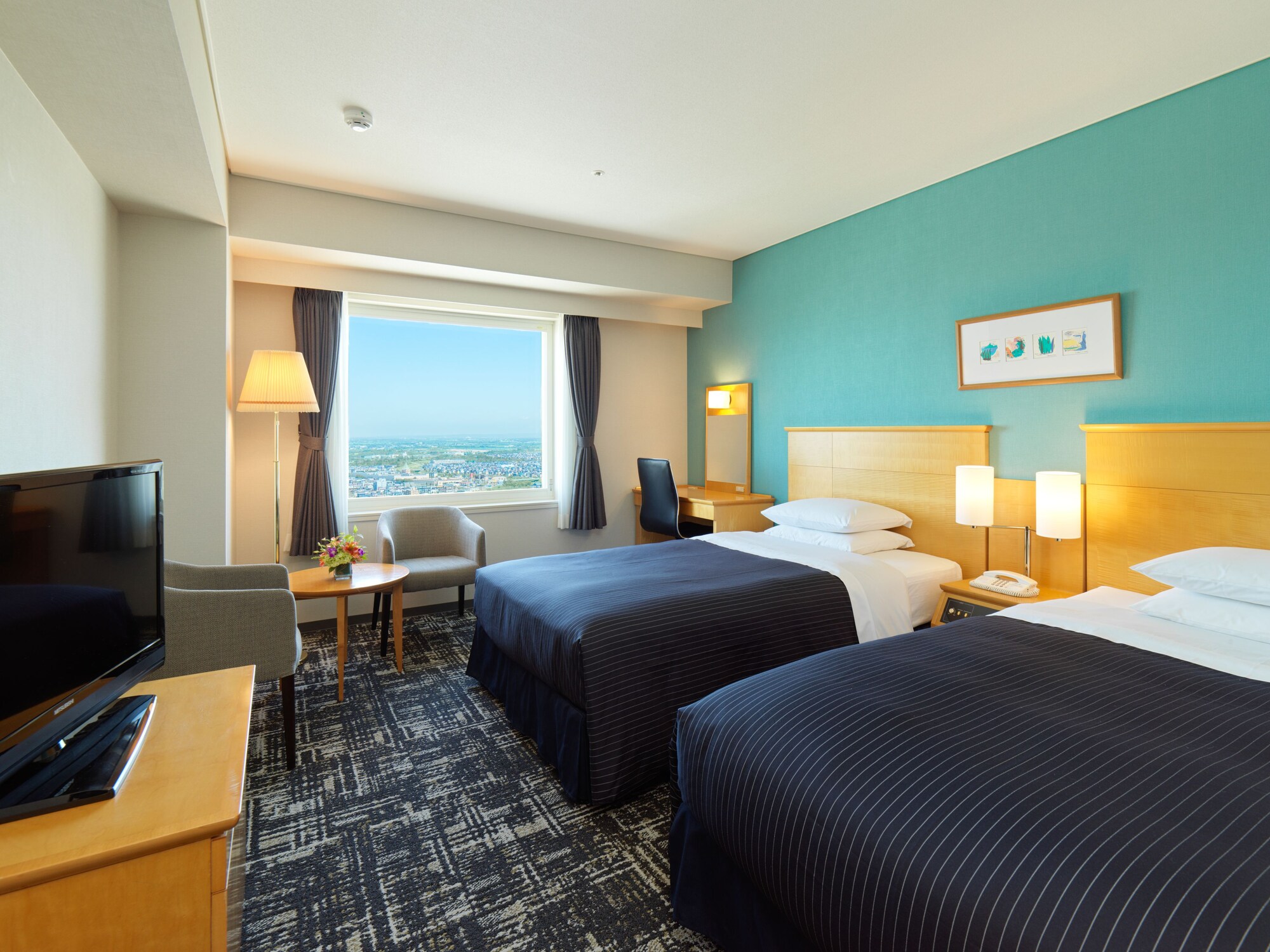 Sky, Twin Beds