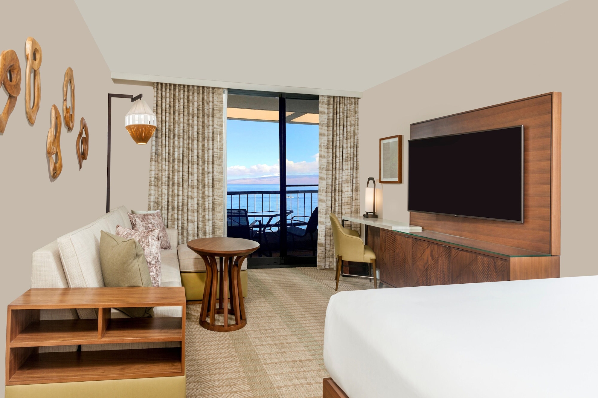 ROOM, KING BED, OCEAN FRONT, SOFA