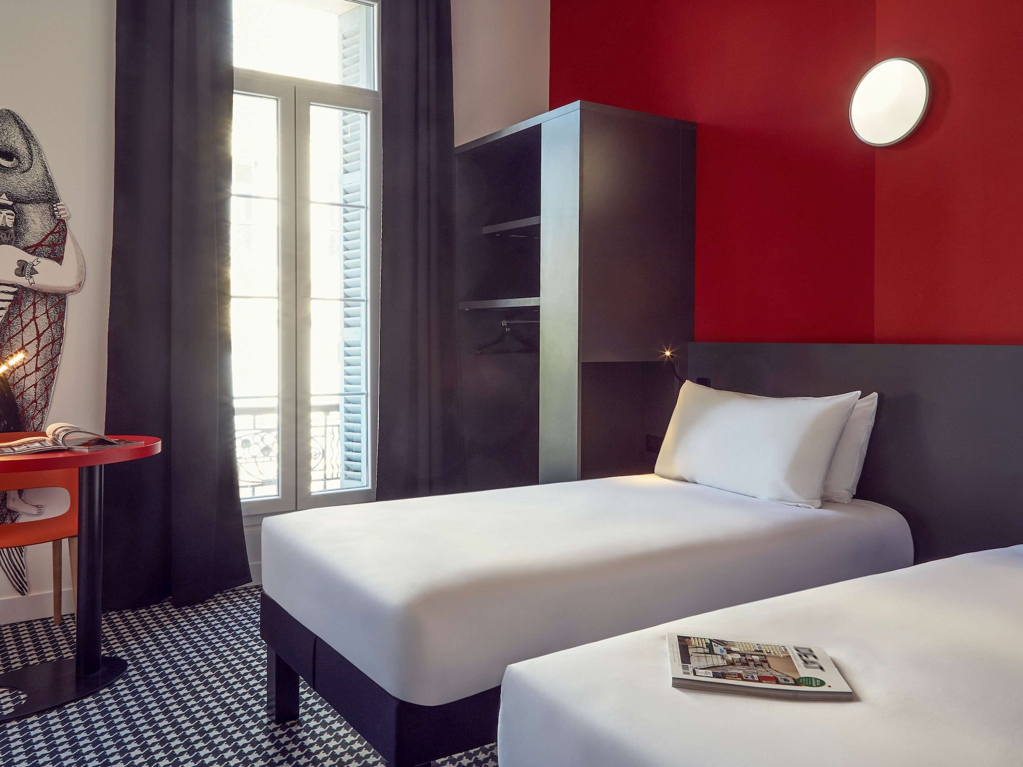 غرفة قياسية بسريرين منفصلين، Ibis Styles Marseille Vieux Port 2/7