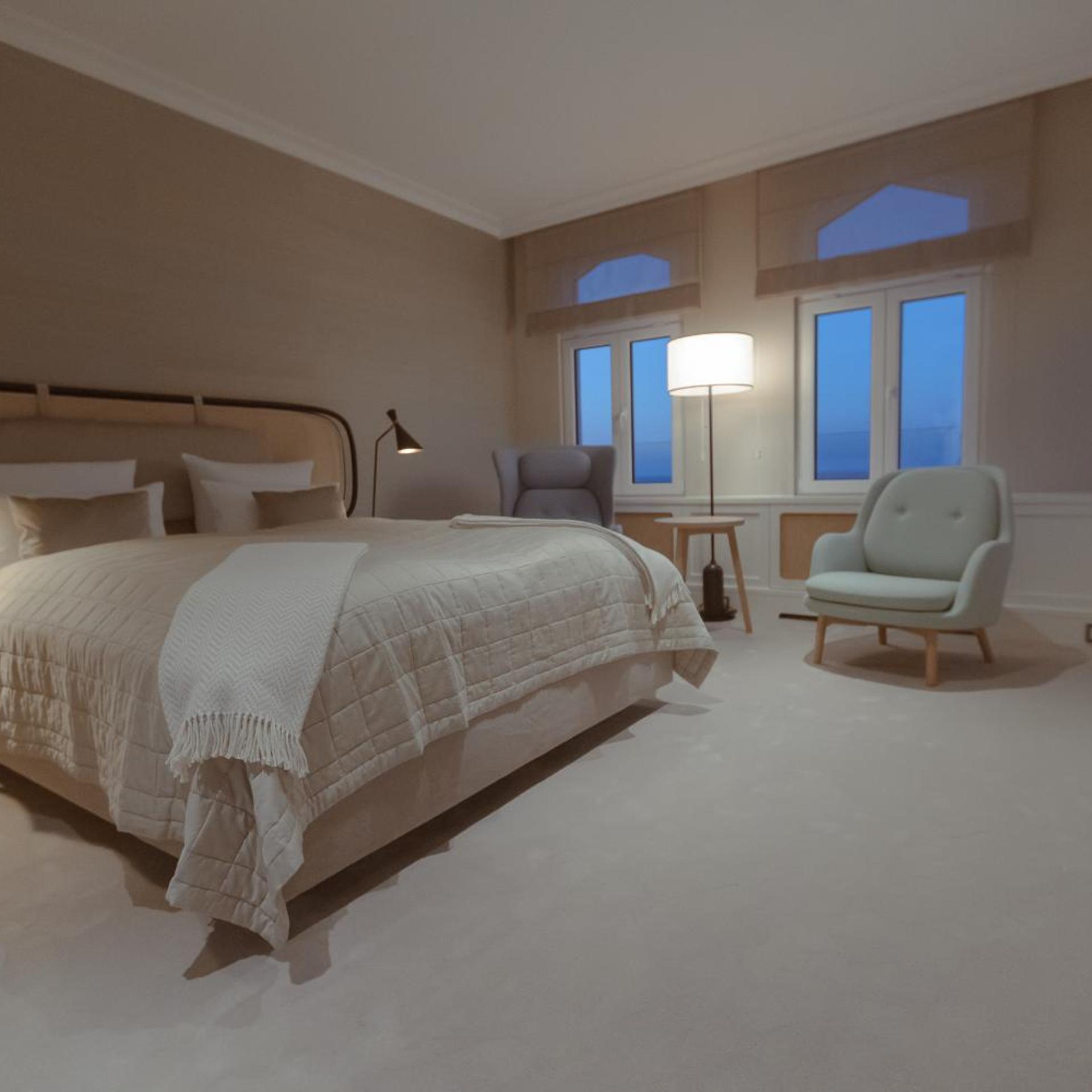 Room, Double Bed, Sea View