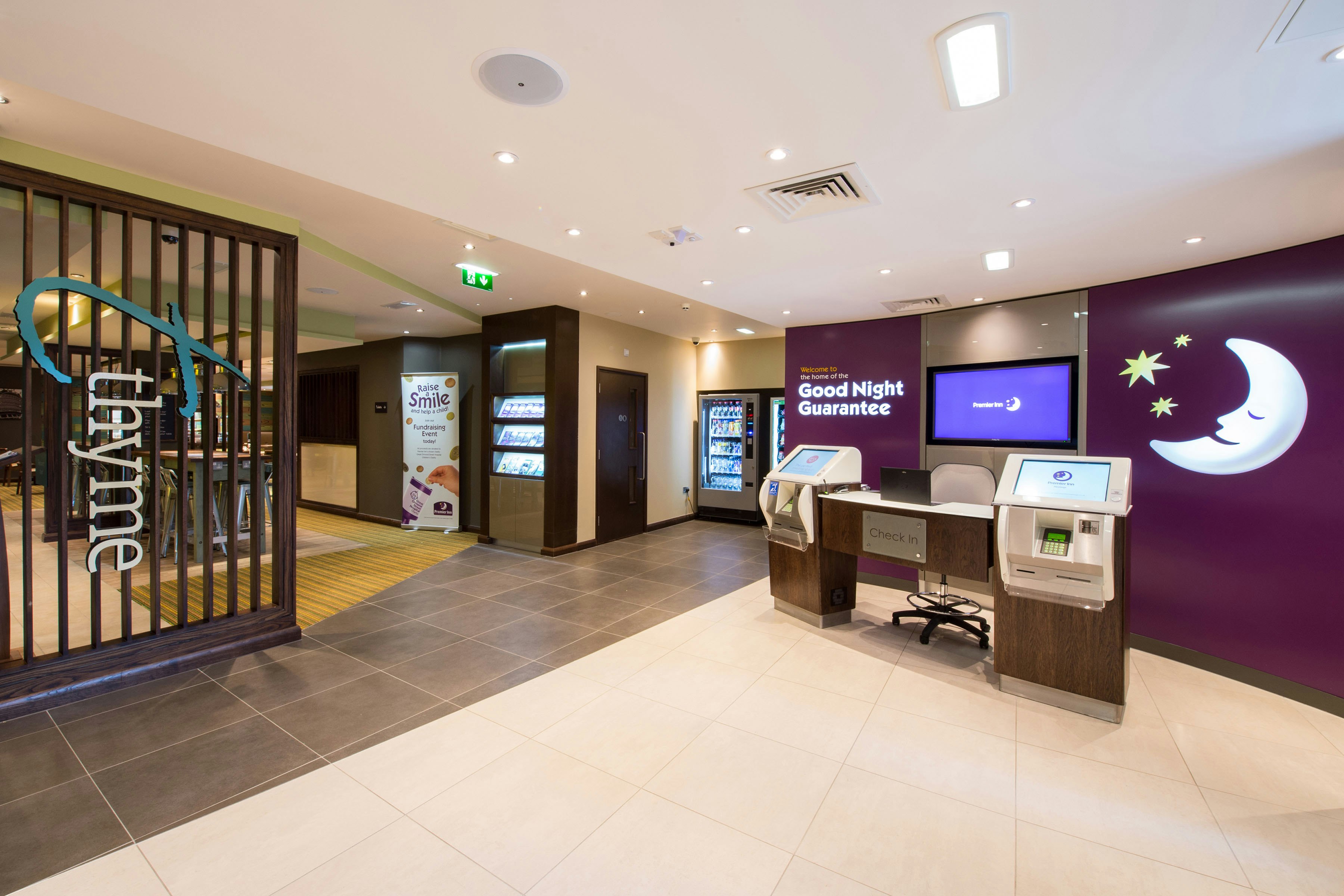 Lobby at Premier Inn Portsmouth City Centre, PORTSMOUTH - UK