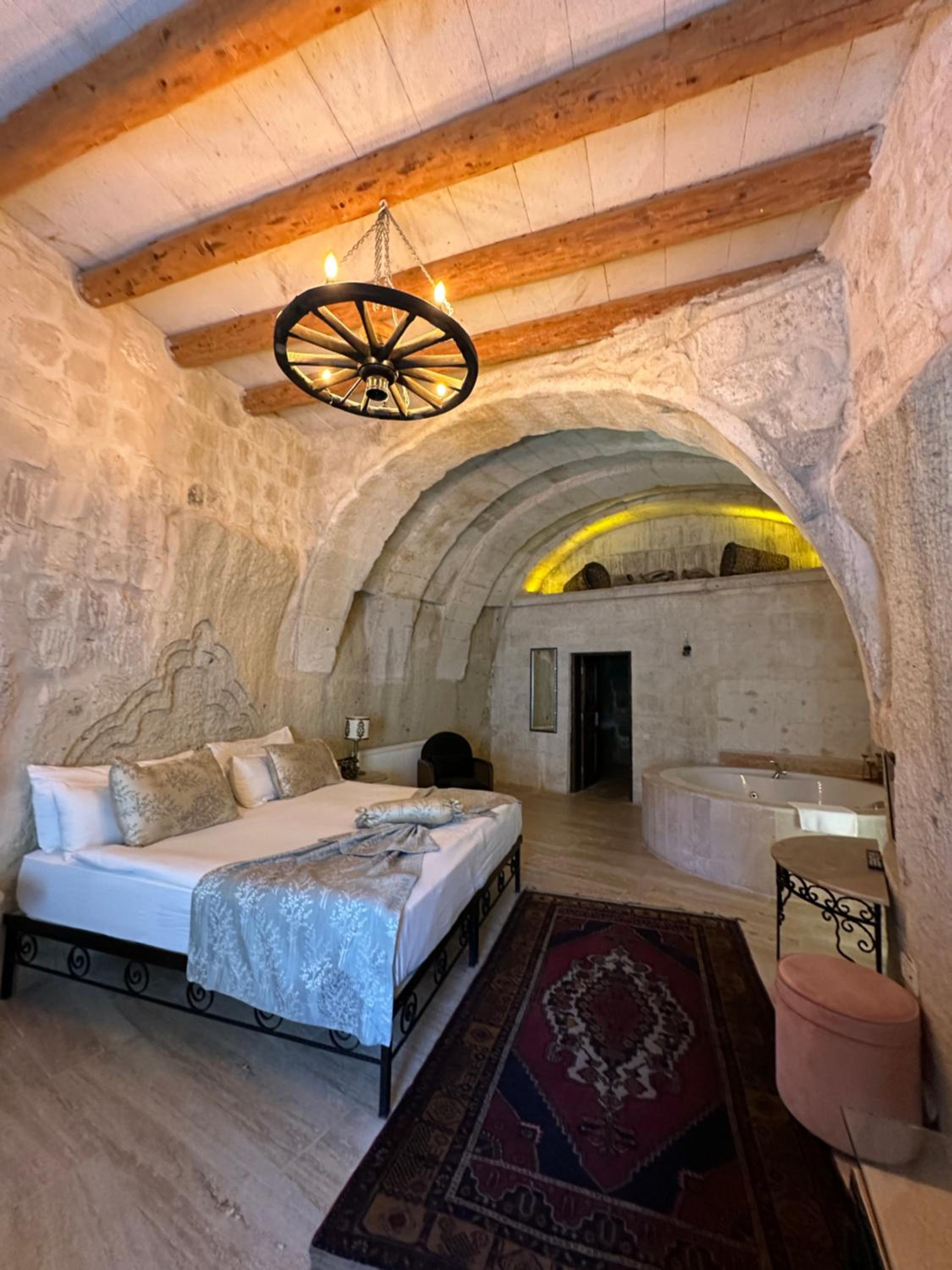 غرفة عائلية، Ortahisar Cave Hotel 3/7
