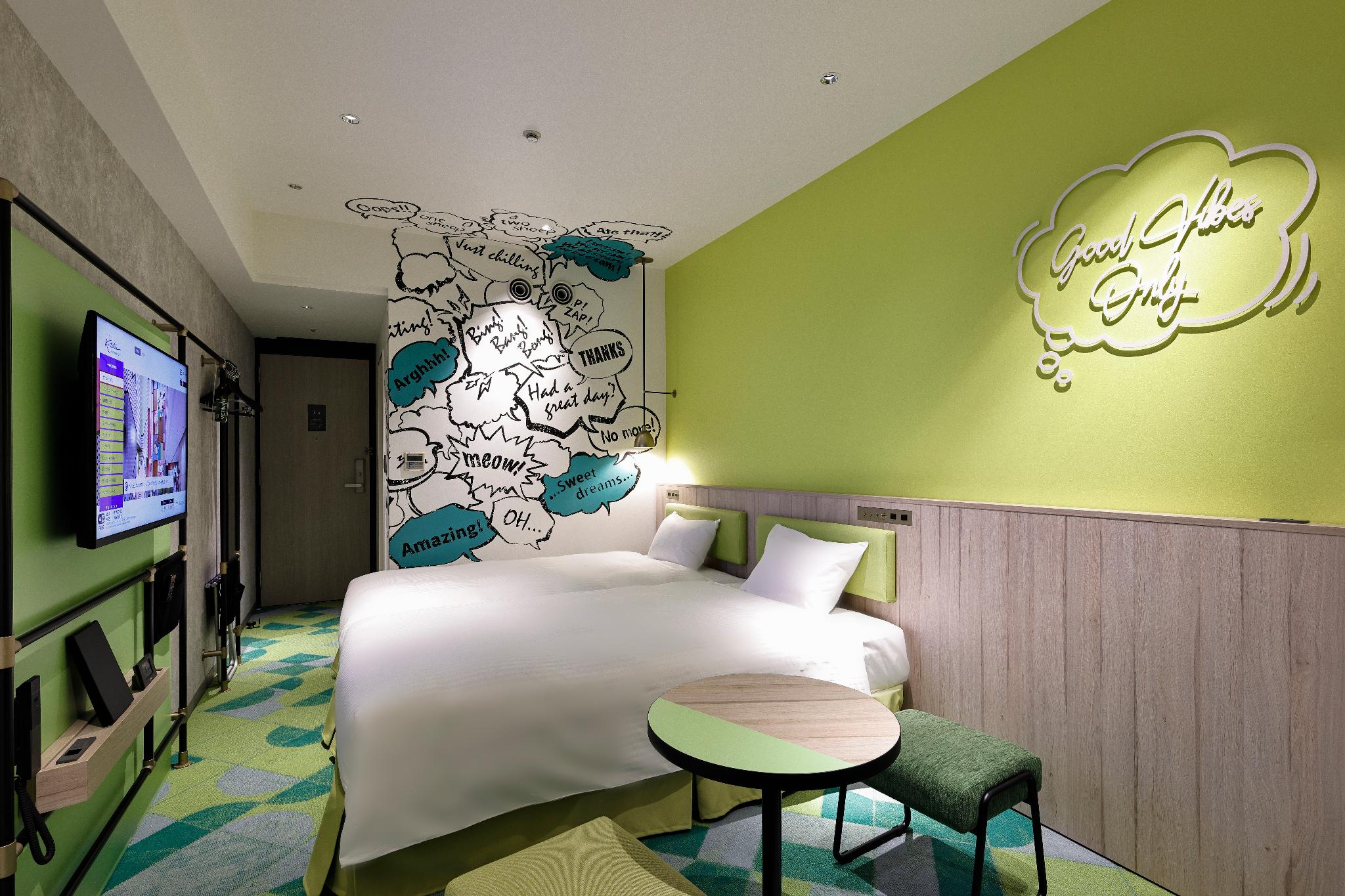 Casual, Twin Beds، Hotel Kintetsu Universal City 3/3