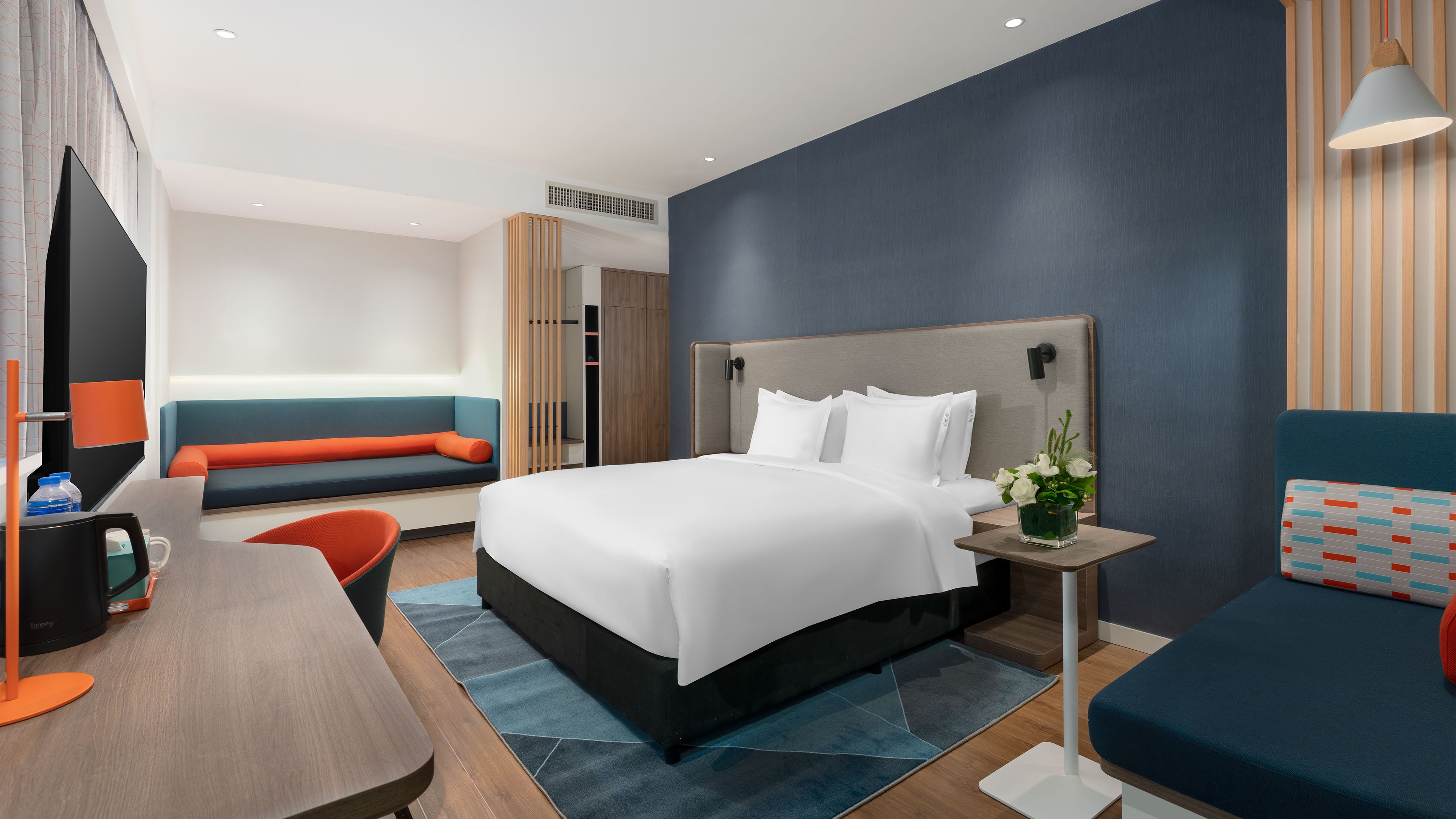 غرفة قياسية بسرير كينج مع أريكة، Holiday Inn Express KUNMING PANLONG 2/3