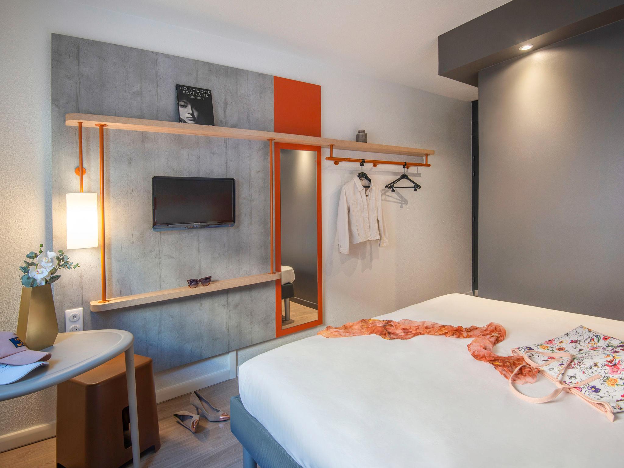 غرفة ثلاثية بسرير مزدوج، IBIS BUDGET NICE CALIFORNIE LENVAL 4/9