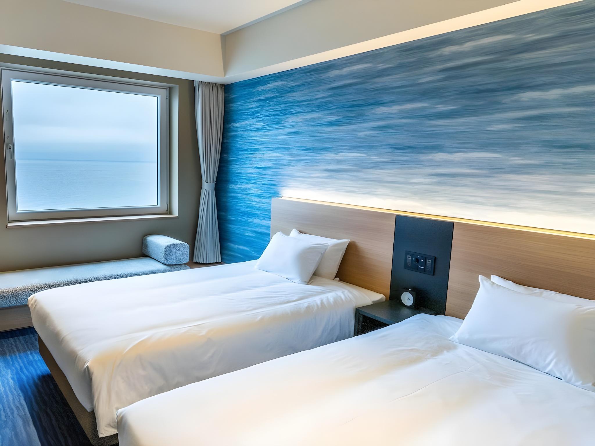 2 Bedrooms, Standard, 2 Double Beds, Ocean Front, High Floor