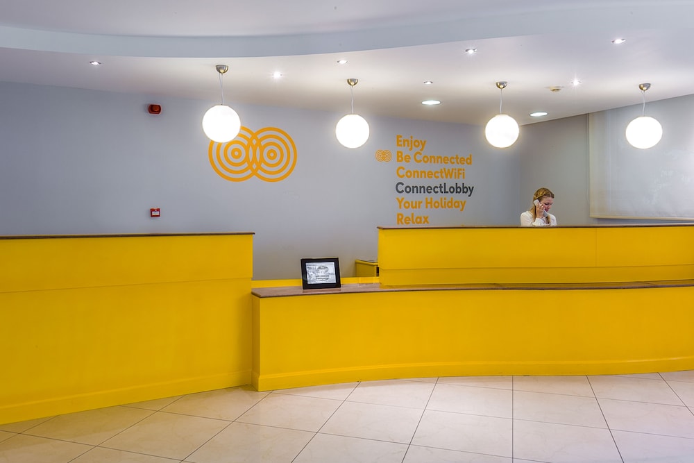 Lobby at Kipriotis Aqualand Hotel, Psalidi
