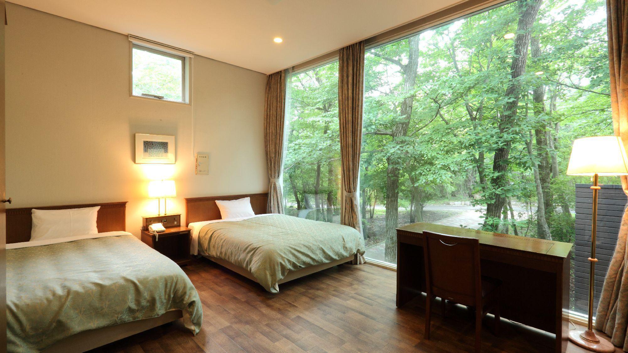 Japanese Western, Style, Cottage, House, Garden View