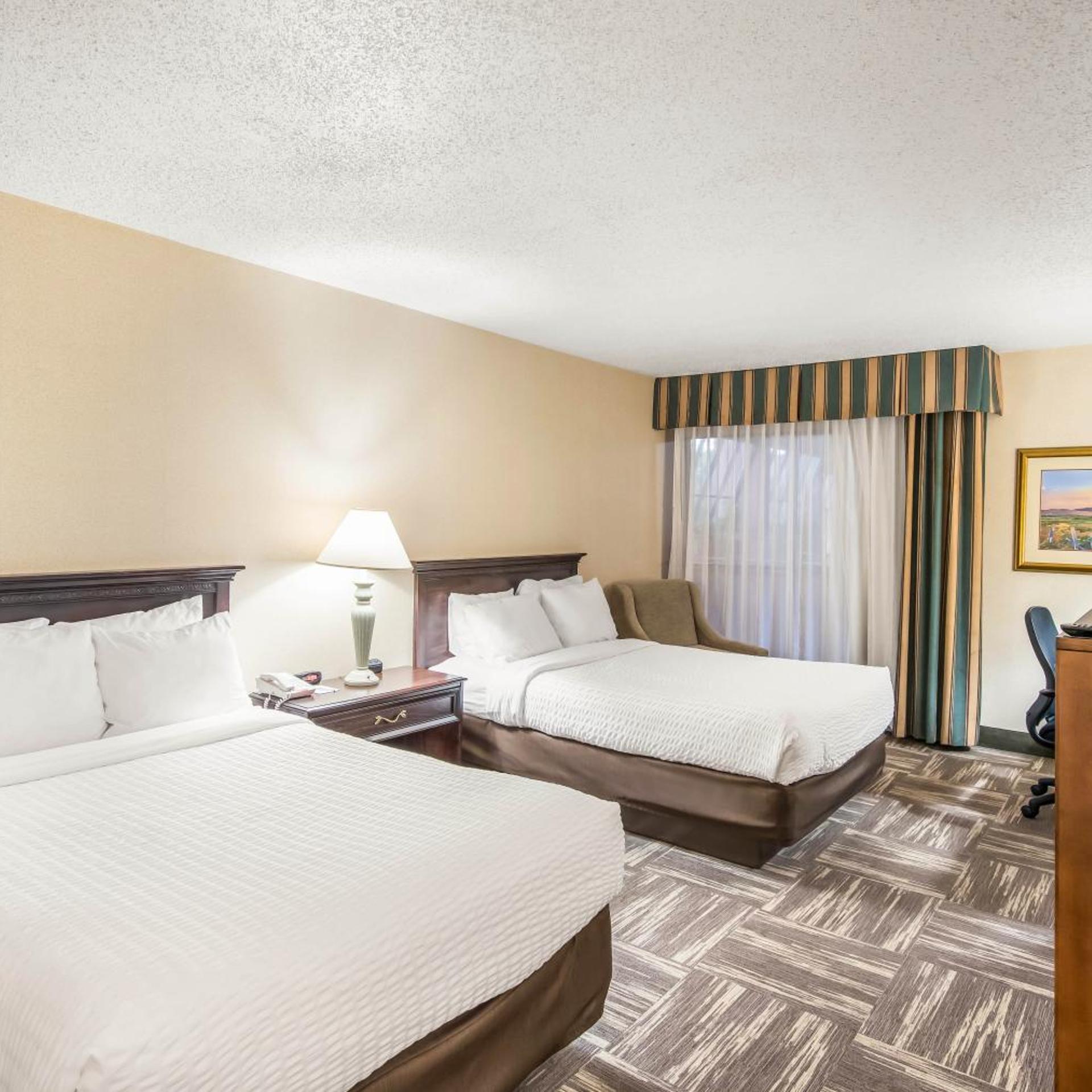 Room, 2 Double Beds, Atrium View, Pet Friendly