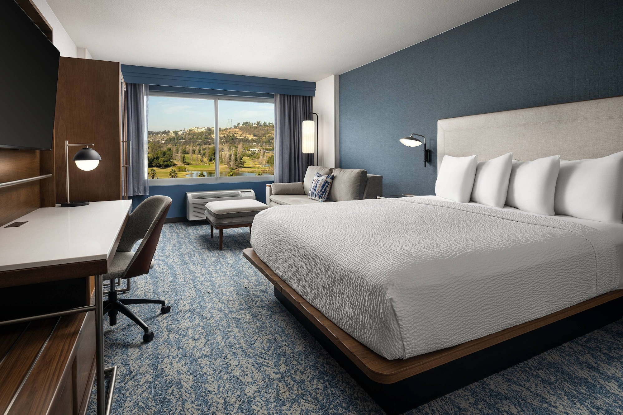 ROOM, KING BED, SOFA