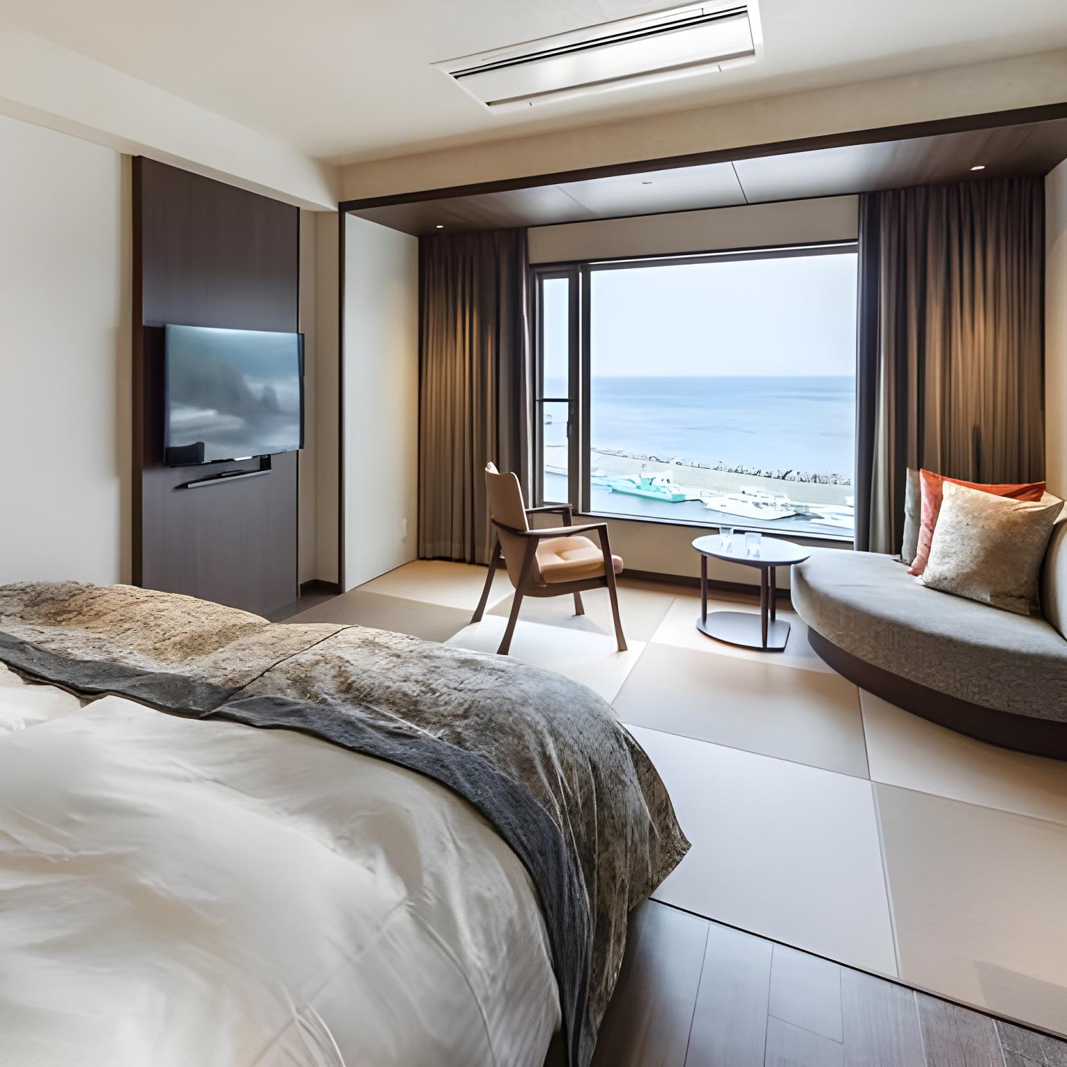 Room, Twin Beds, Sea View, West Wing