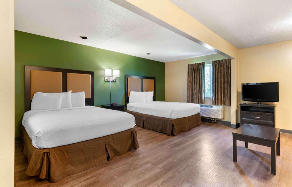 غرفة ديلوكس بسريرين كوين، Extended Stay America - St. Louis - Earth City 2/6