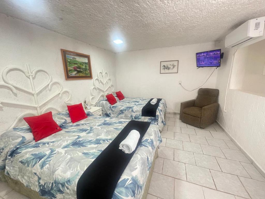جناح بسريرين مزدوجين بمطبخ صغير، Capital O Farallon Inn 3/4