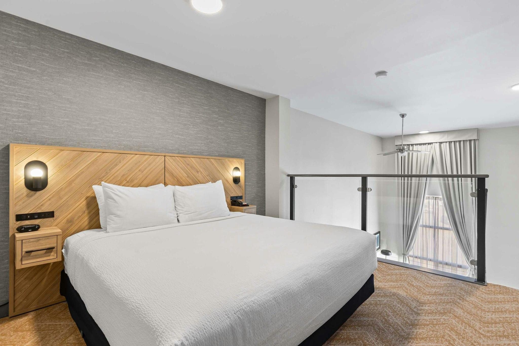 Sandman, Loft, Suite, King Bed, Sofa, Kitchenette