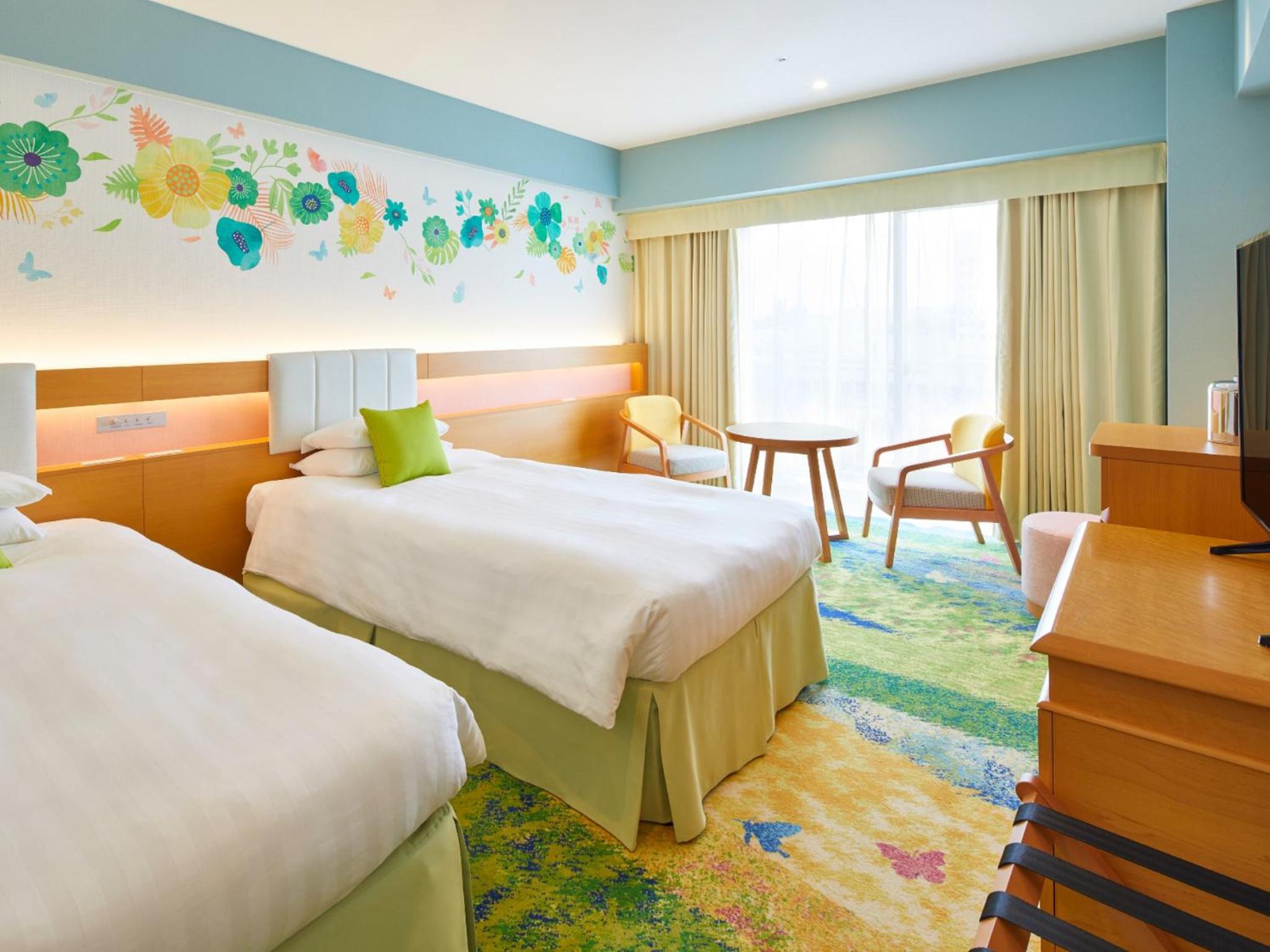 Garden, Standard, Twin Beds, Park View