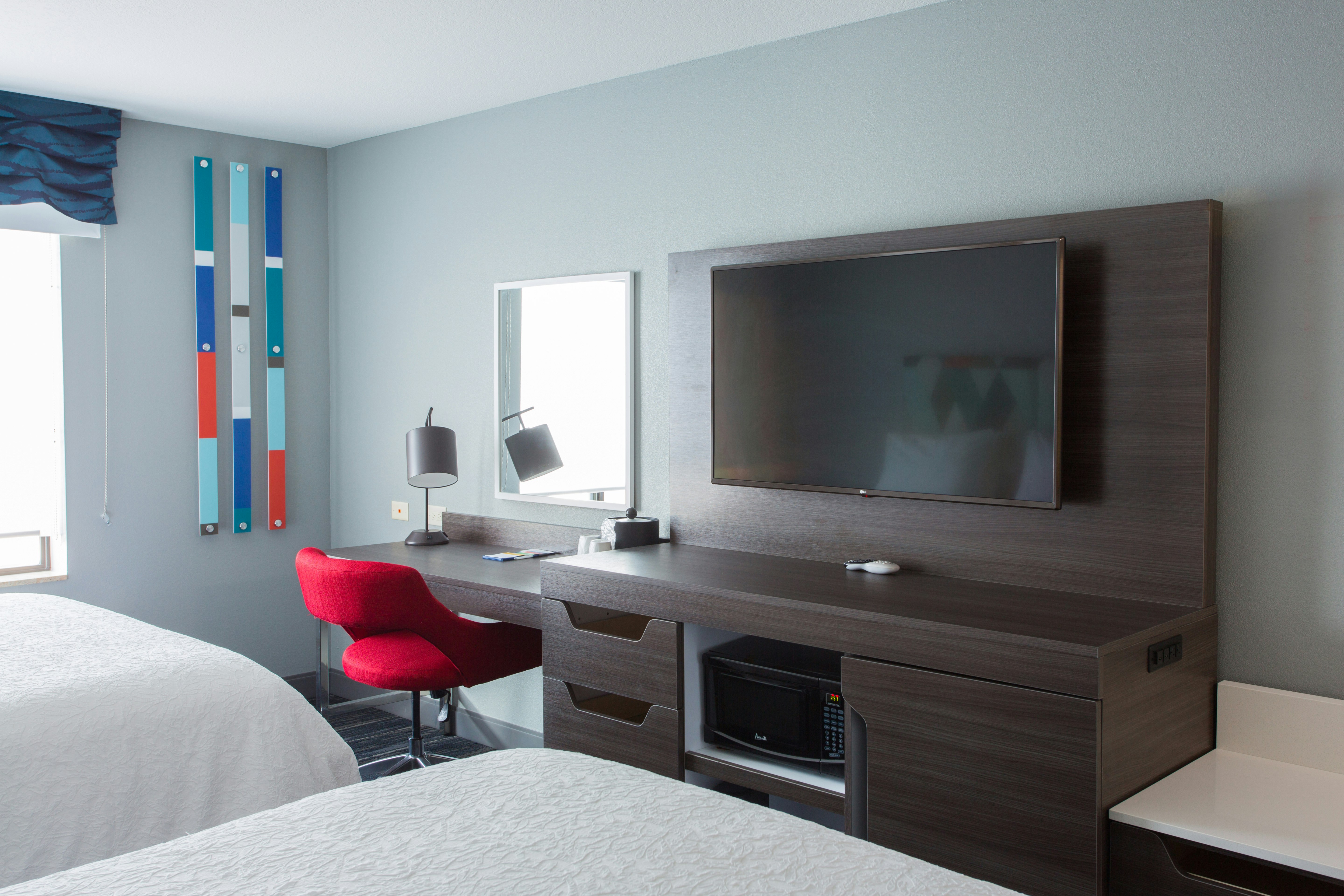 غرفة بسريرين كوين، Hampton Inn Suites Ankeny 3/3