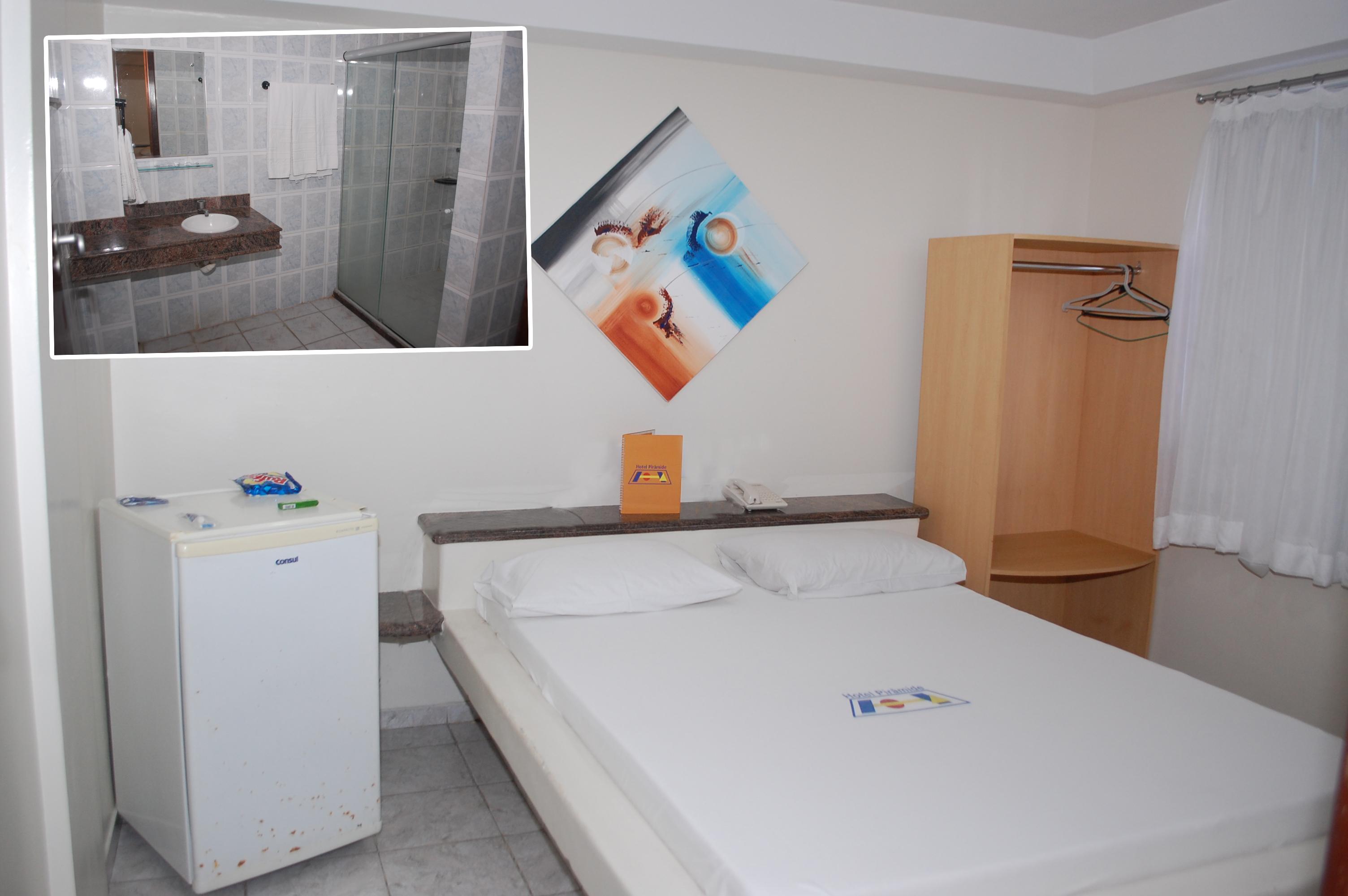 غرفة ديلوكس مفردة، Hotel Piramide Paulo VI 2/4