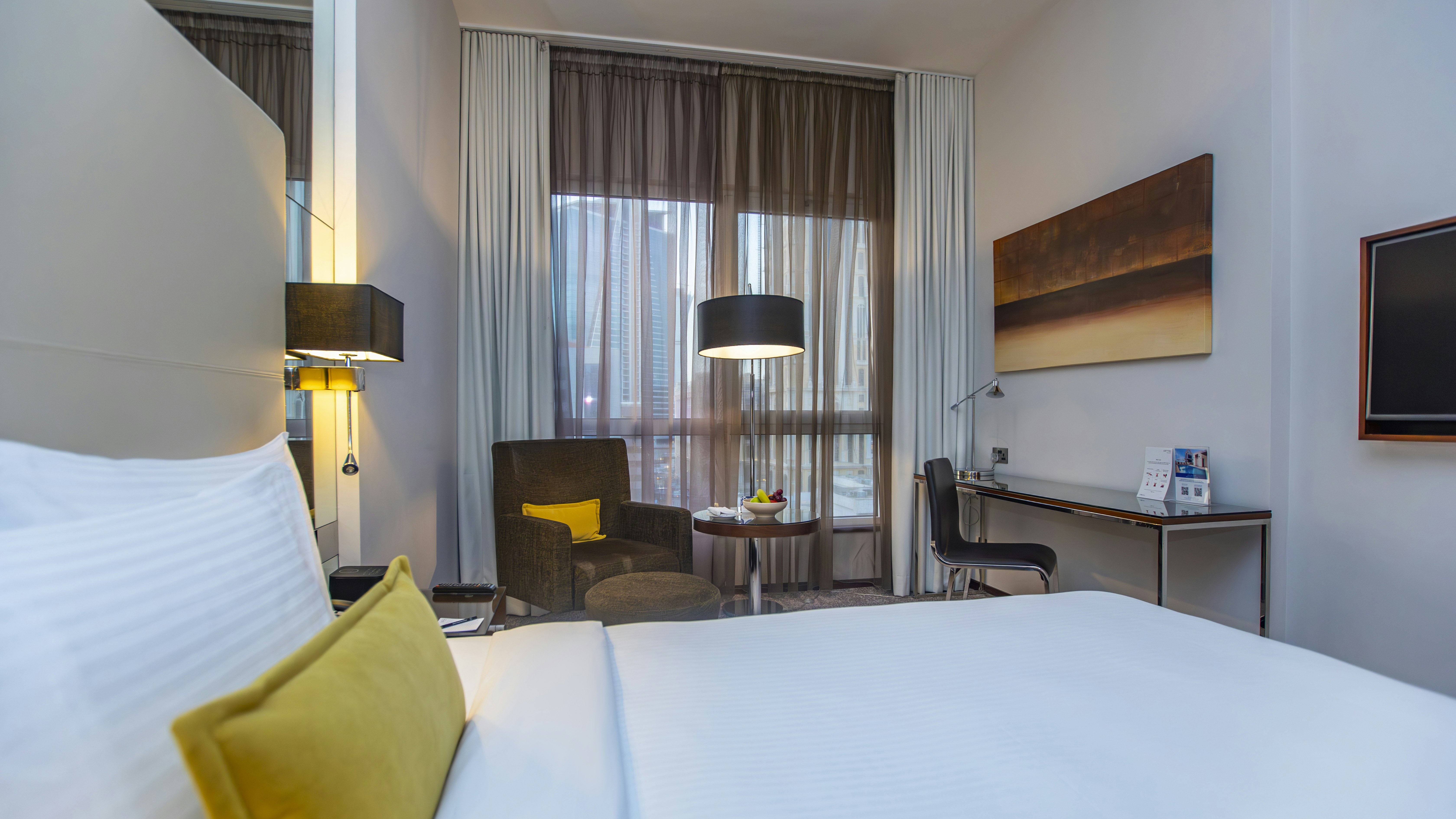 غرفة بسرير كوين في طابق مرتفع، سنترو عليا من روتانا(Centro Olaya By Rotana) 2/8