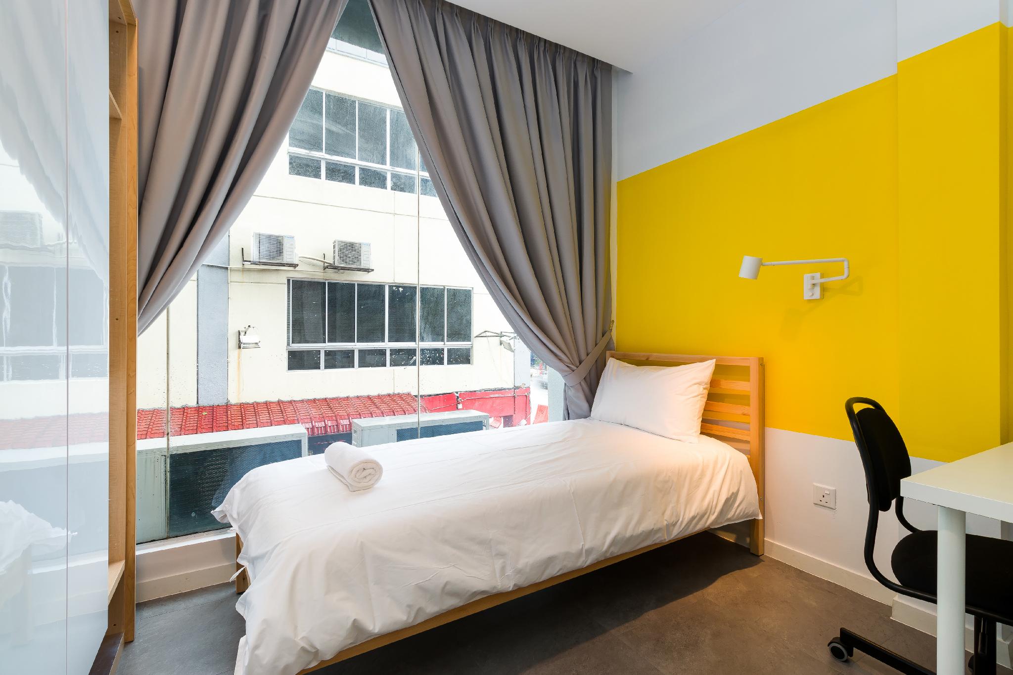 Room, Single, Single Bed, Shared Bathroom