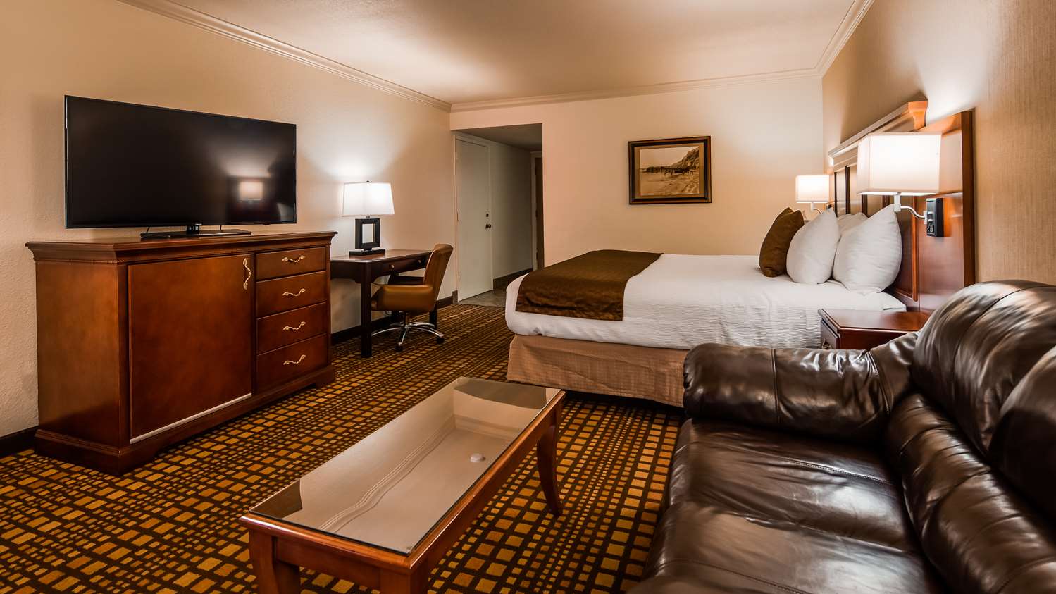Room, King Bed, Patio