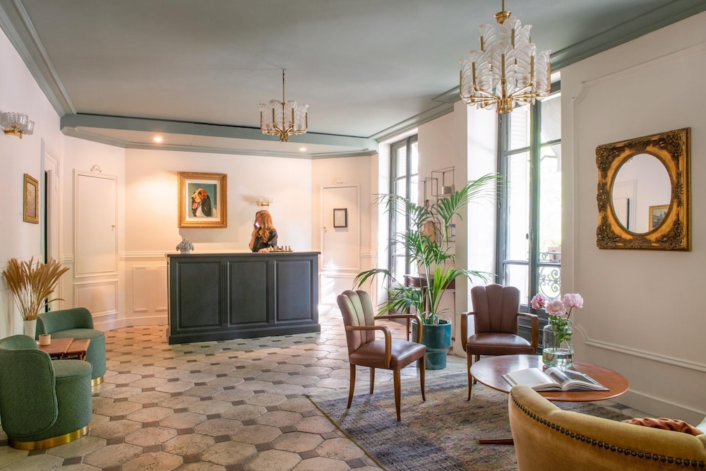 Lobby at Hotel De La Porte Doree, PARIS