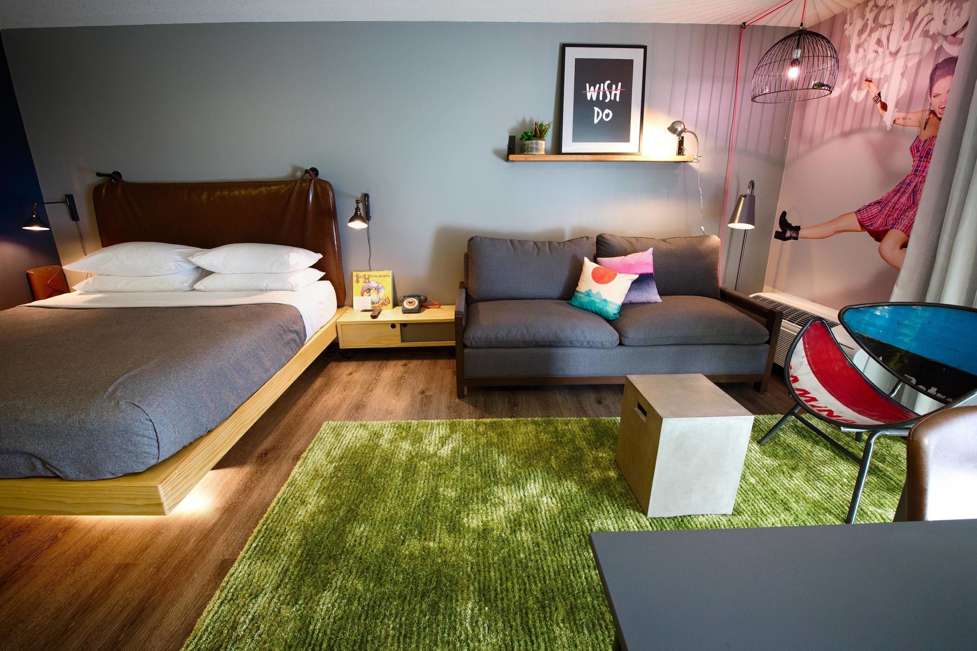Room, King Bed, Side Pool View, Sofa, Patio