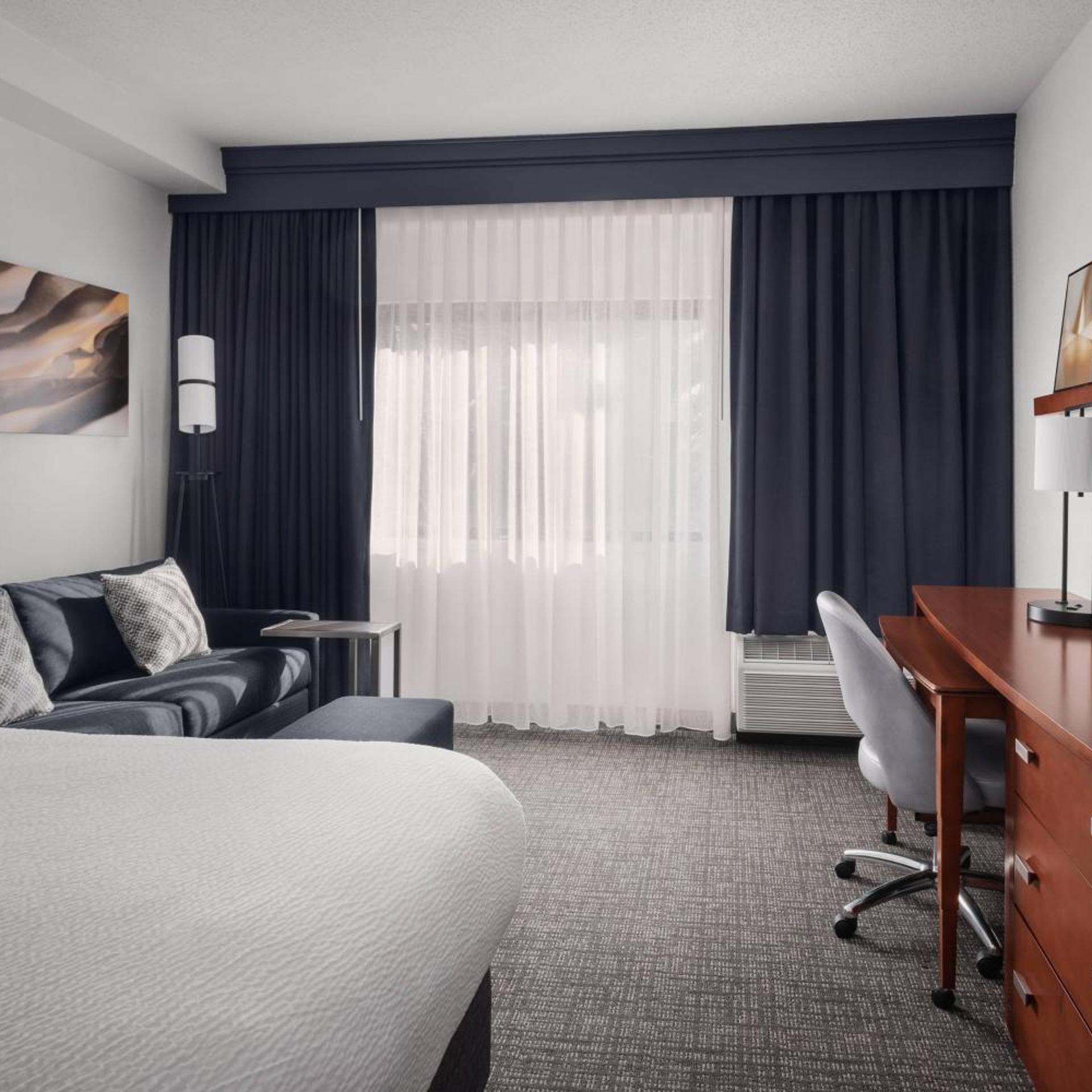 Room, King Bed, Sofa, Bathtub, Accessible