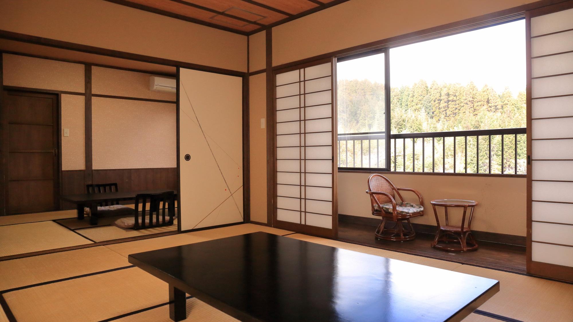Japanese, 2 Twin Beds, with View
